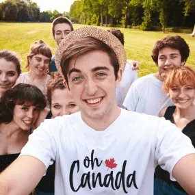 Unisex Oh CANADA - word T-Shirt