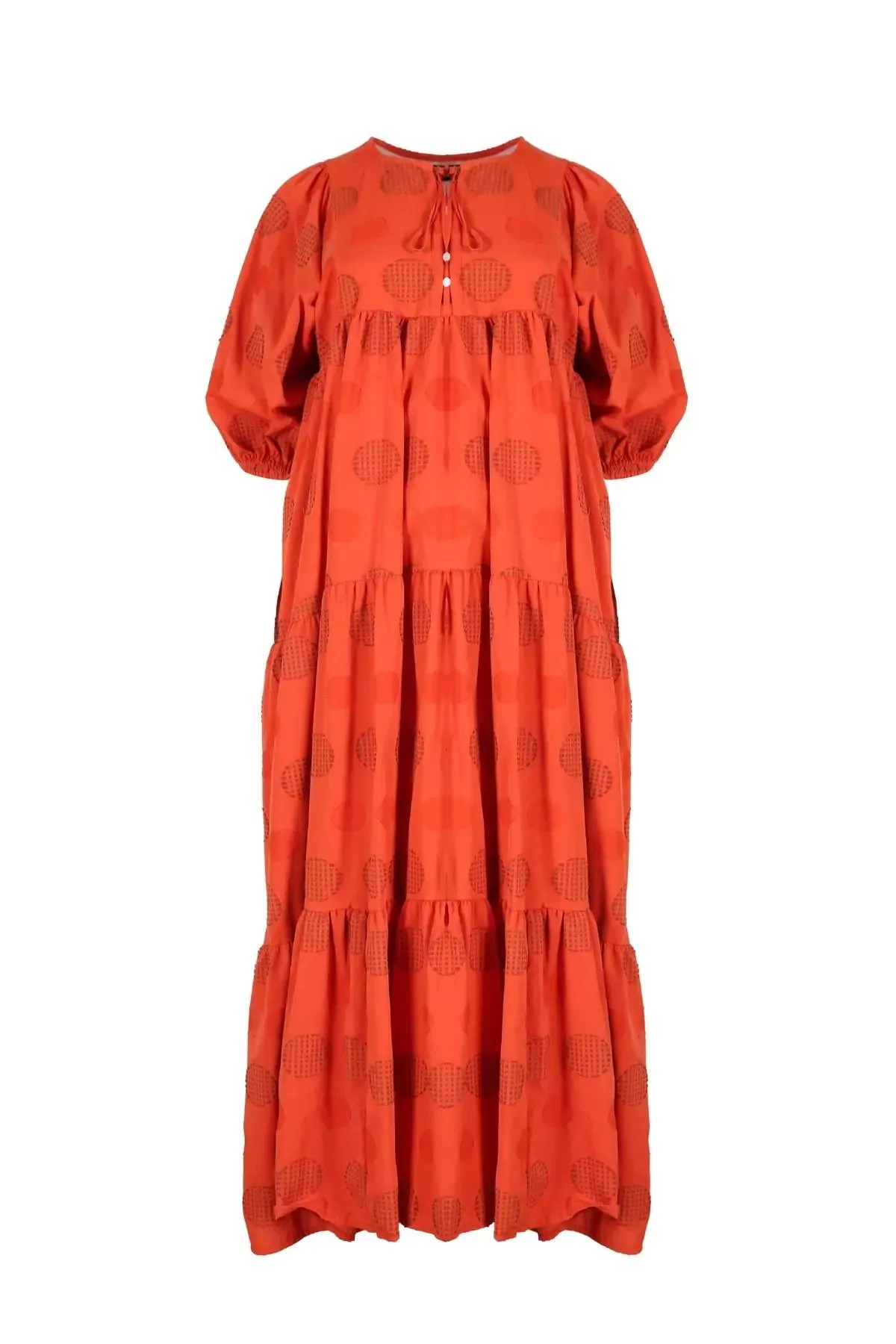 Universal Olivia Dress Orange in Cotton Blend