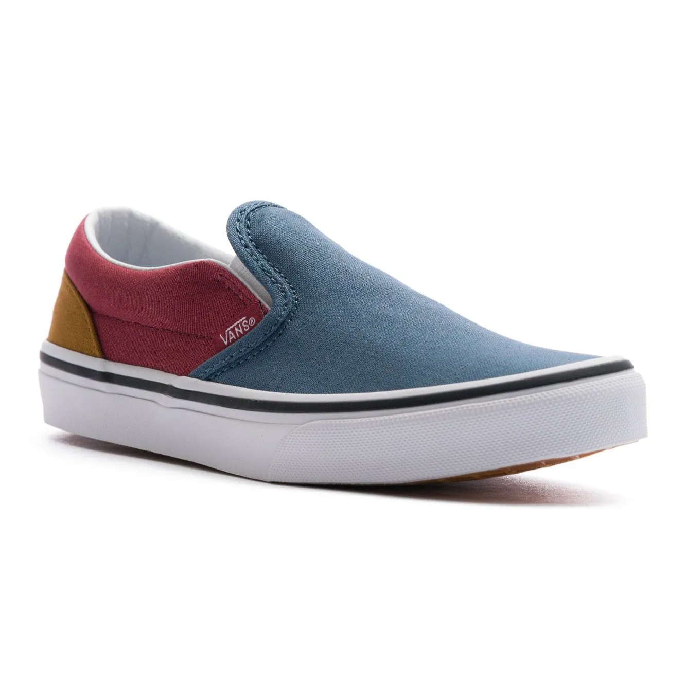 Vans Kids Classic Slip-On - (Color Block) Multi/White