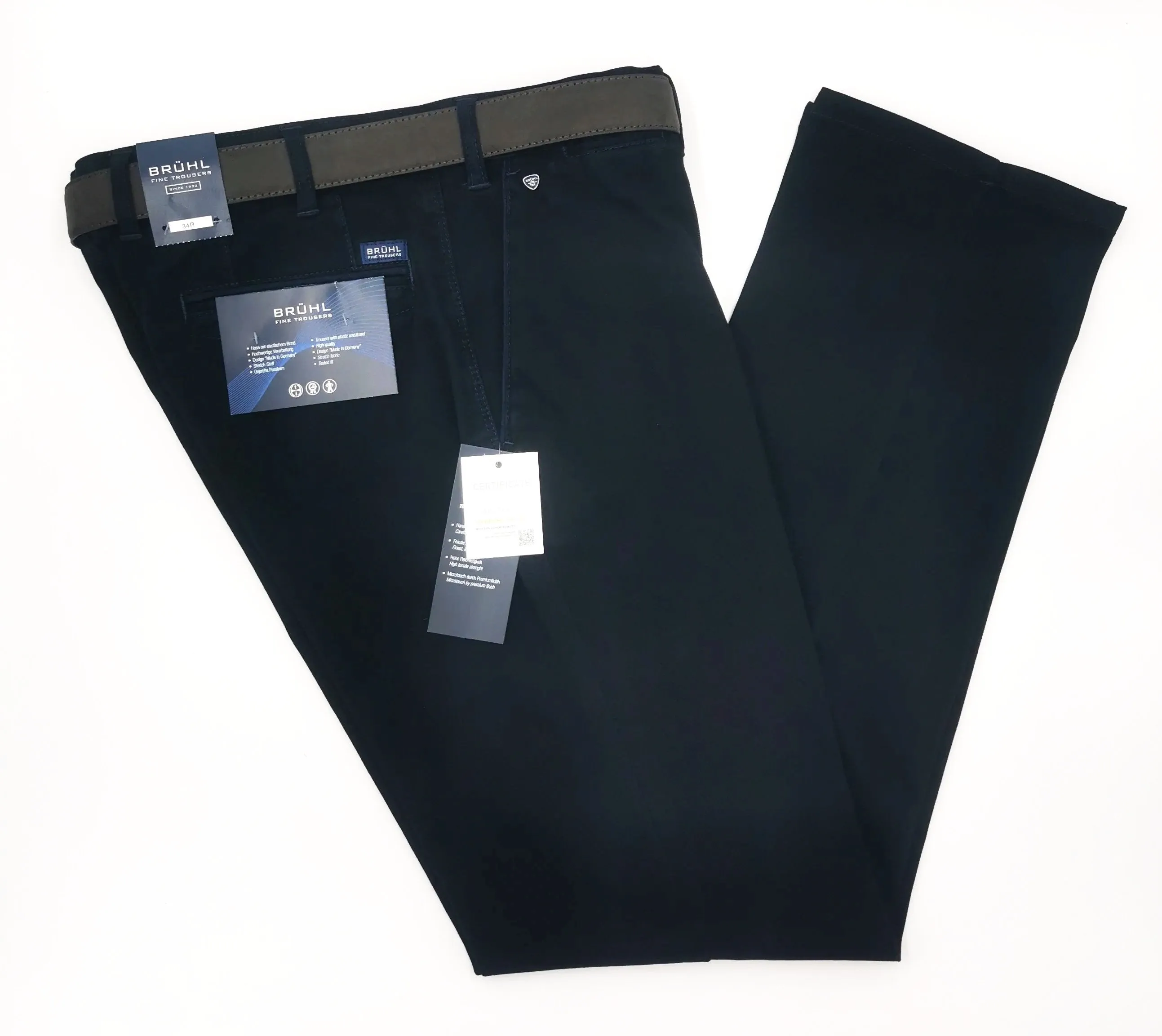 Venice Belted Turn Marine Chinos