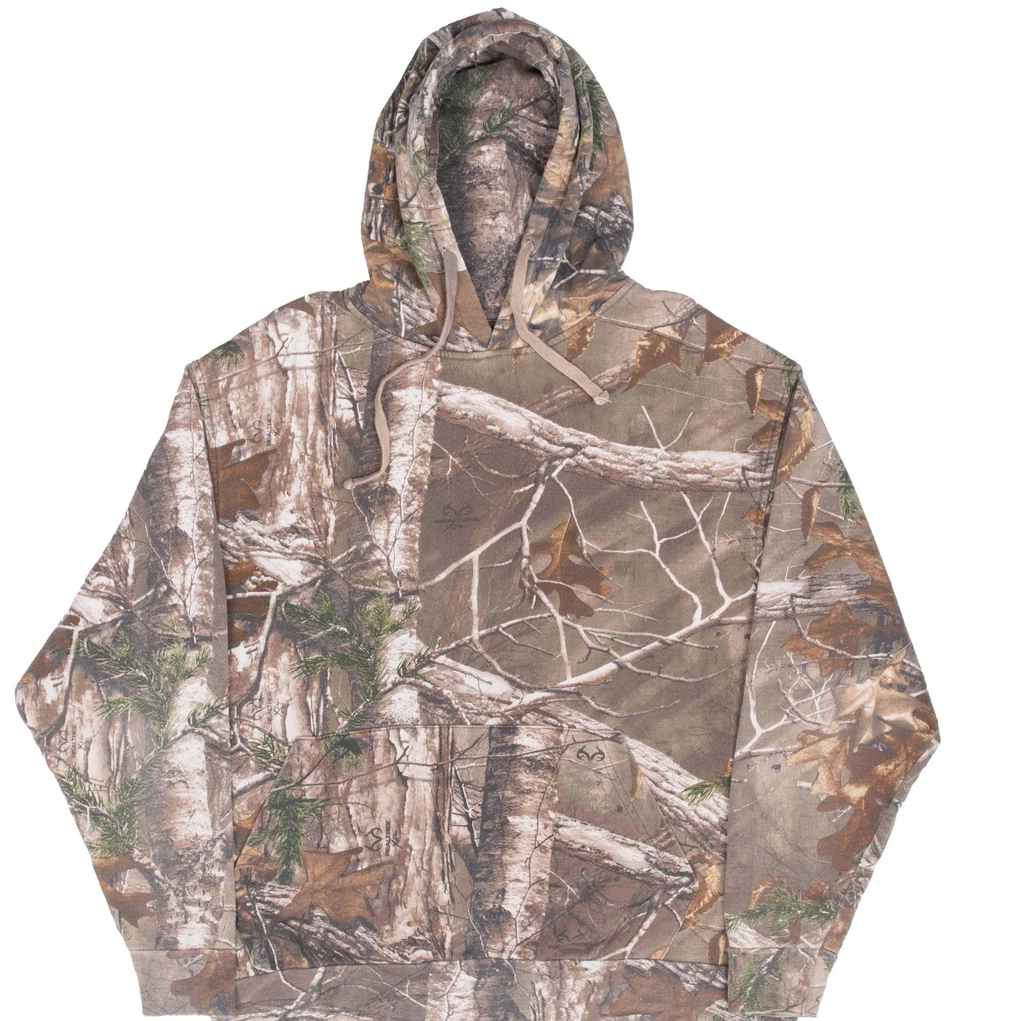 VINTAGE HUNTING REALTREE XTRA CAMO HOODIE SWEATSHIRT LARGE