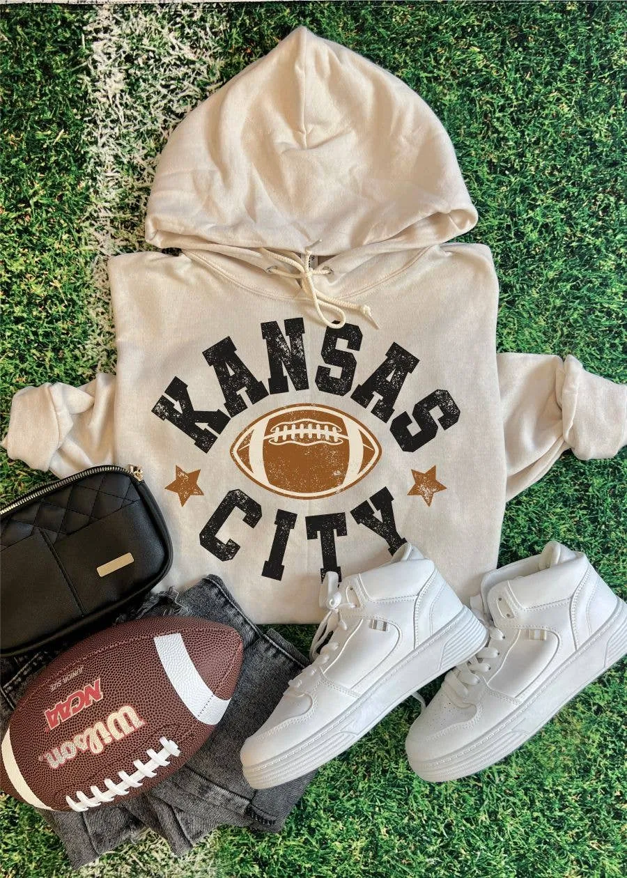 Vintage KC Football Hoodie