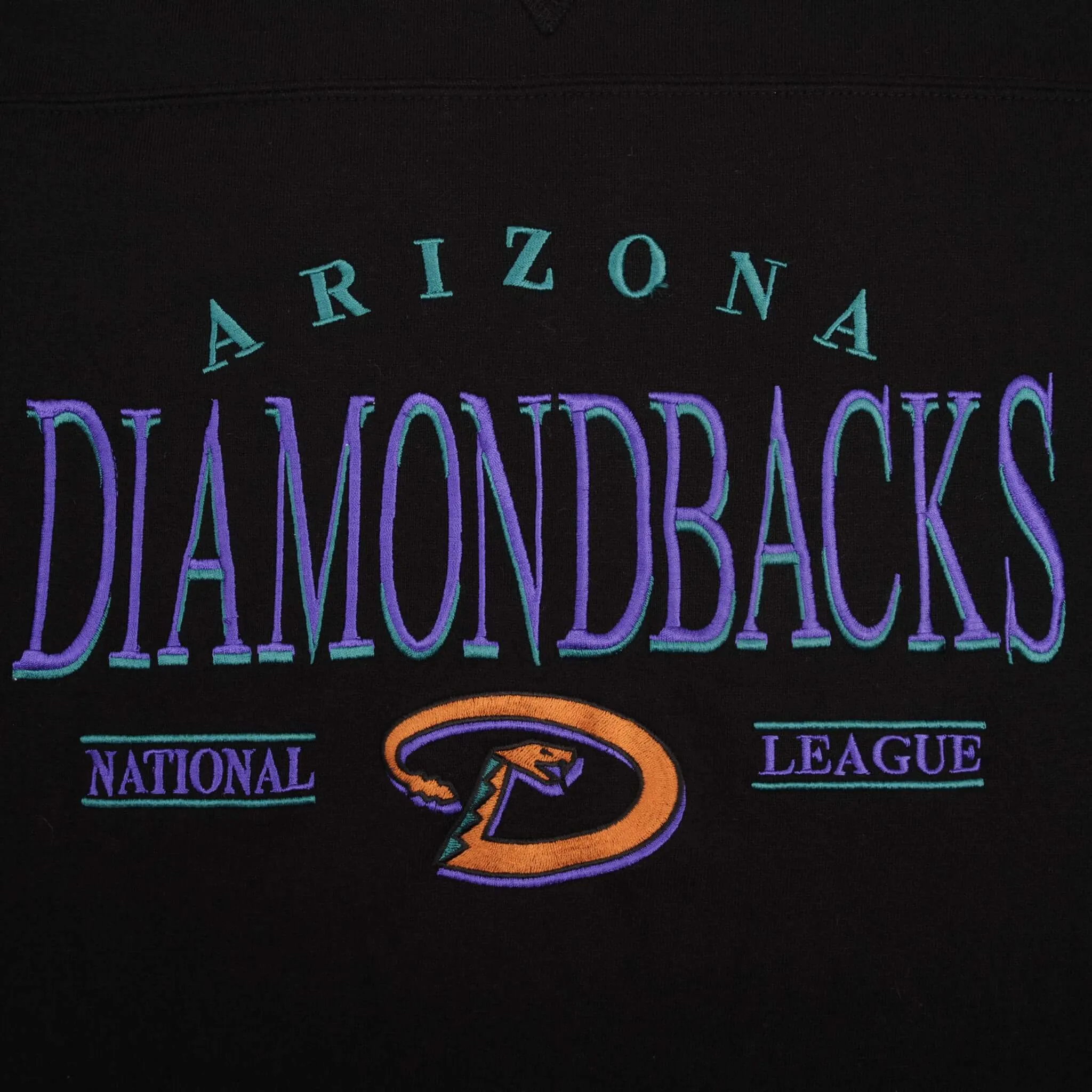 VINTAGE MLB ARIZONA DIAMONDBACKS EMBROIDERED SWEATSHIRT 1990S SIZE 2XL