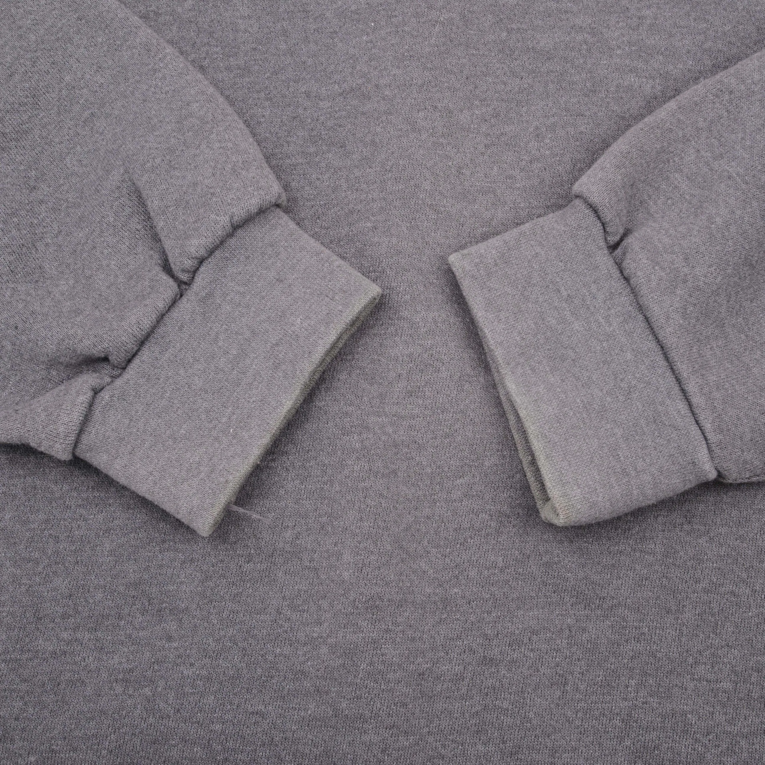 VINTAGE NIKE CLASSIC SWOOSH DARK GREY SWEATSHIRT 2000S SIZE MEDIUM MADE IN USA