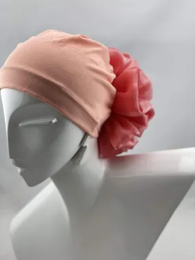 Volumizing Scrunchie Cap - Peaches