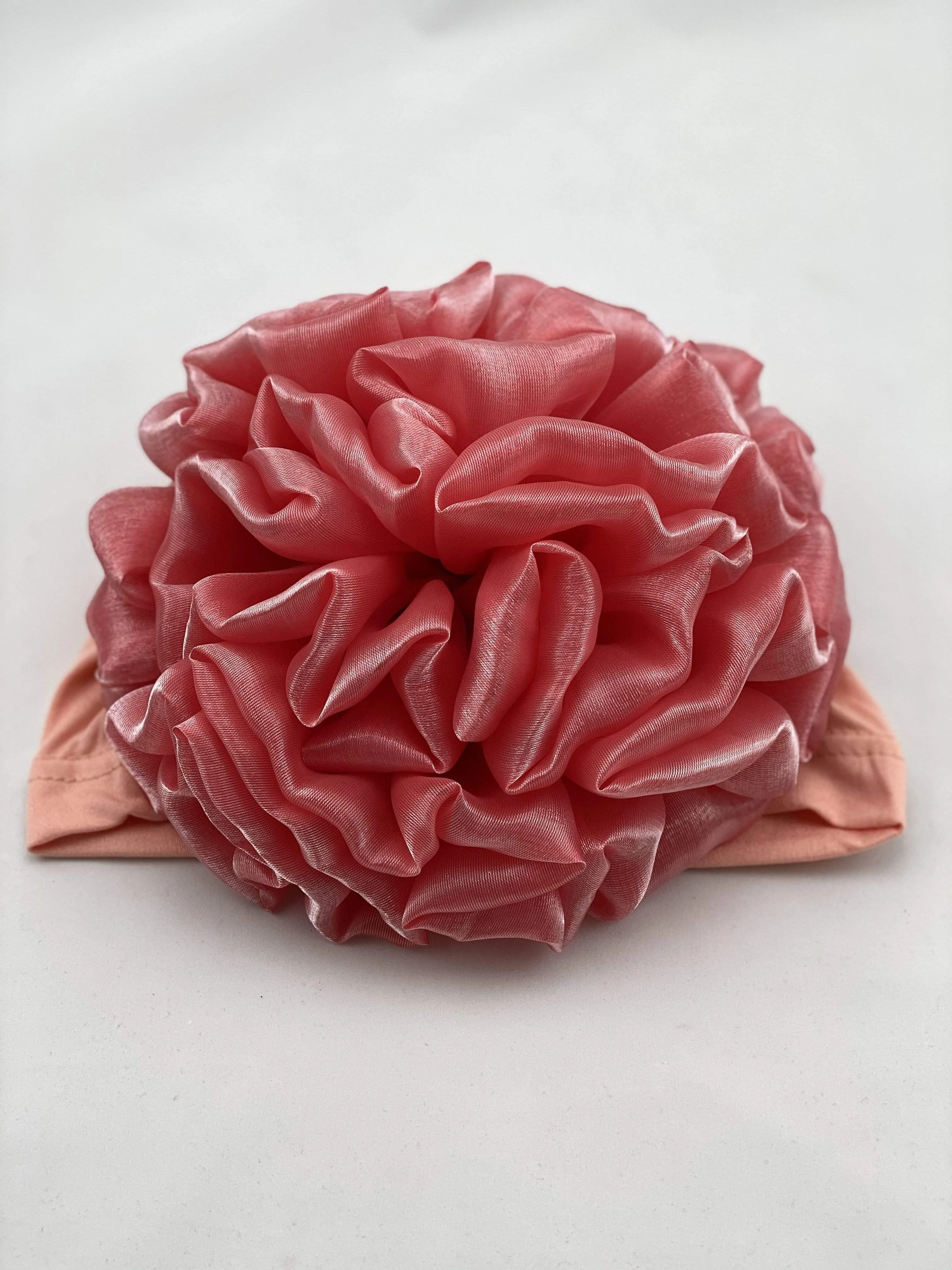 Volumizing Scrunchie Cap - Peaches