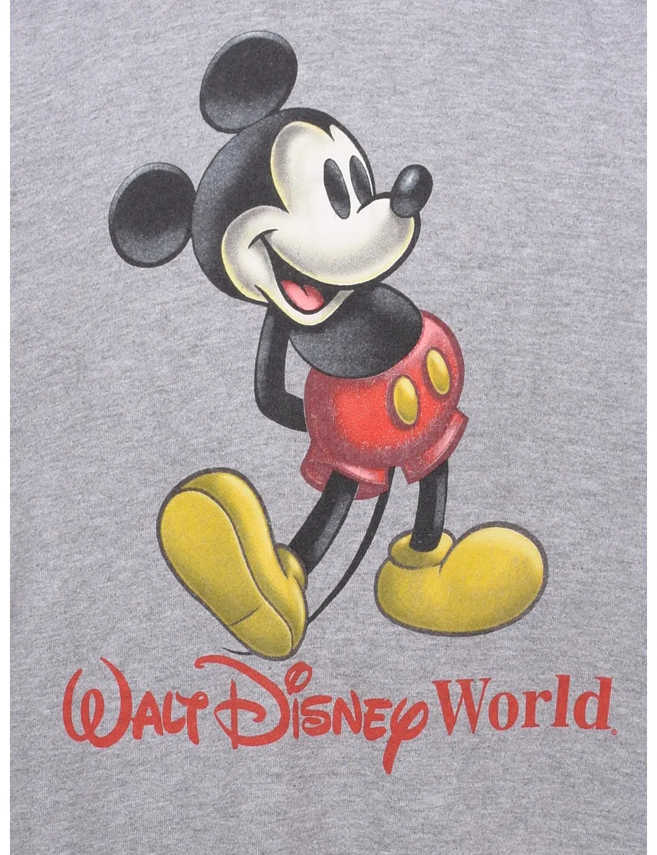 Walt Disney World Mickey Mouse Cartoon Sweatshirt - XL