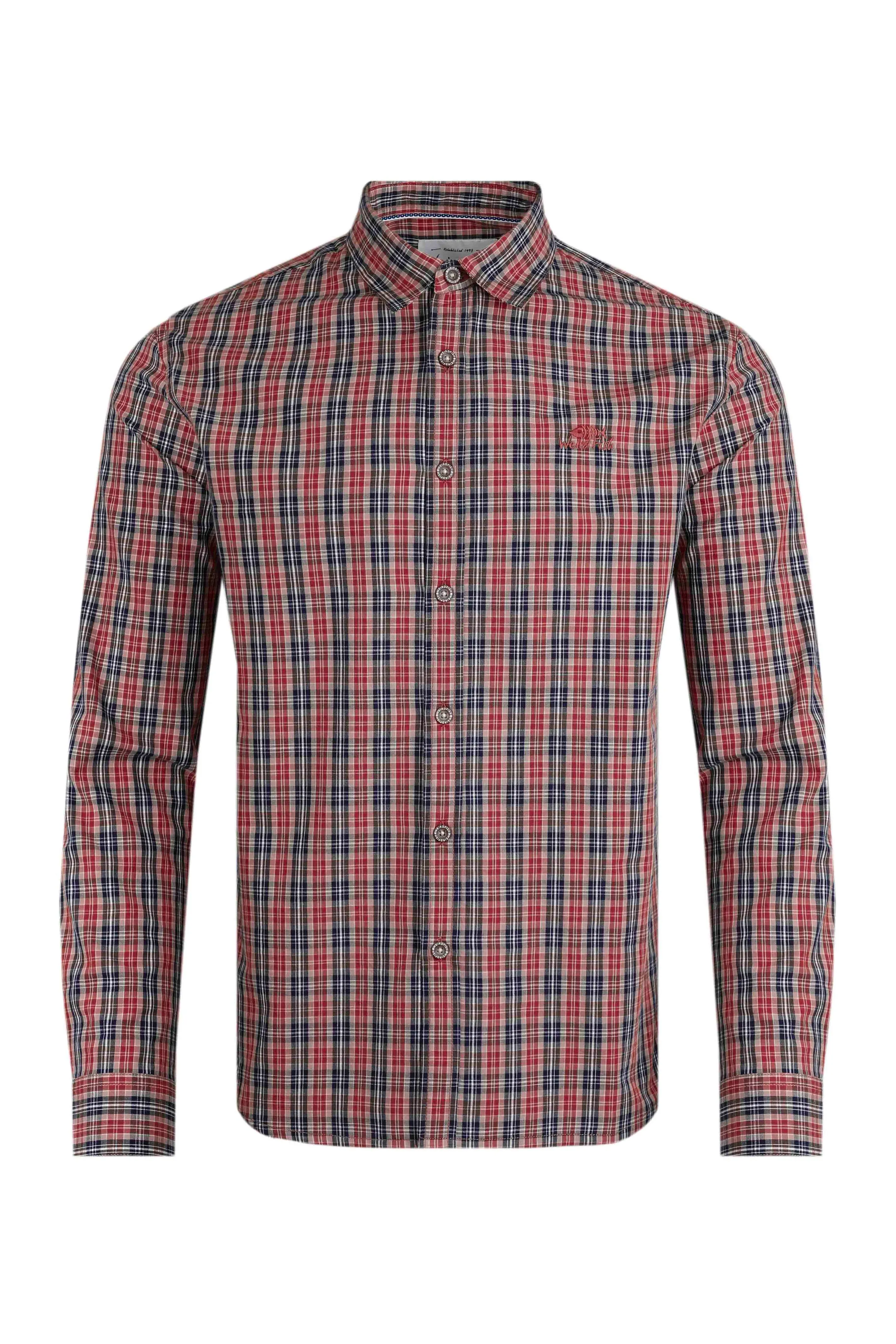 Weird Fish L Nut Lando Long Sleeve Check Shirt