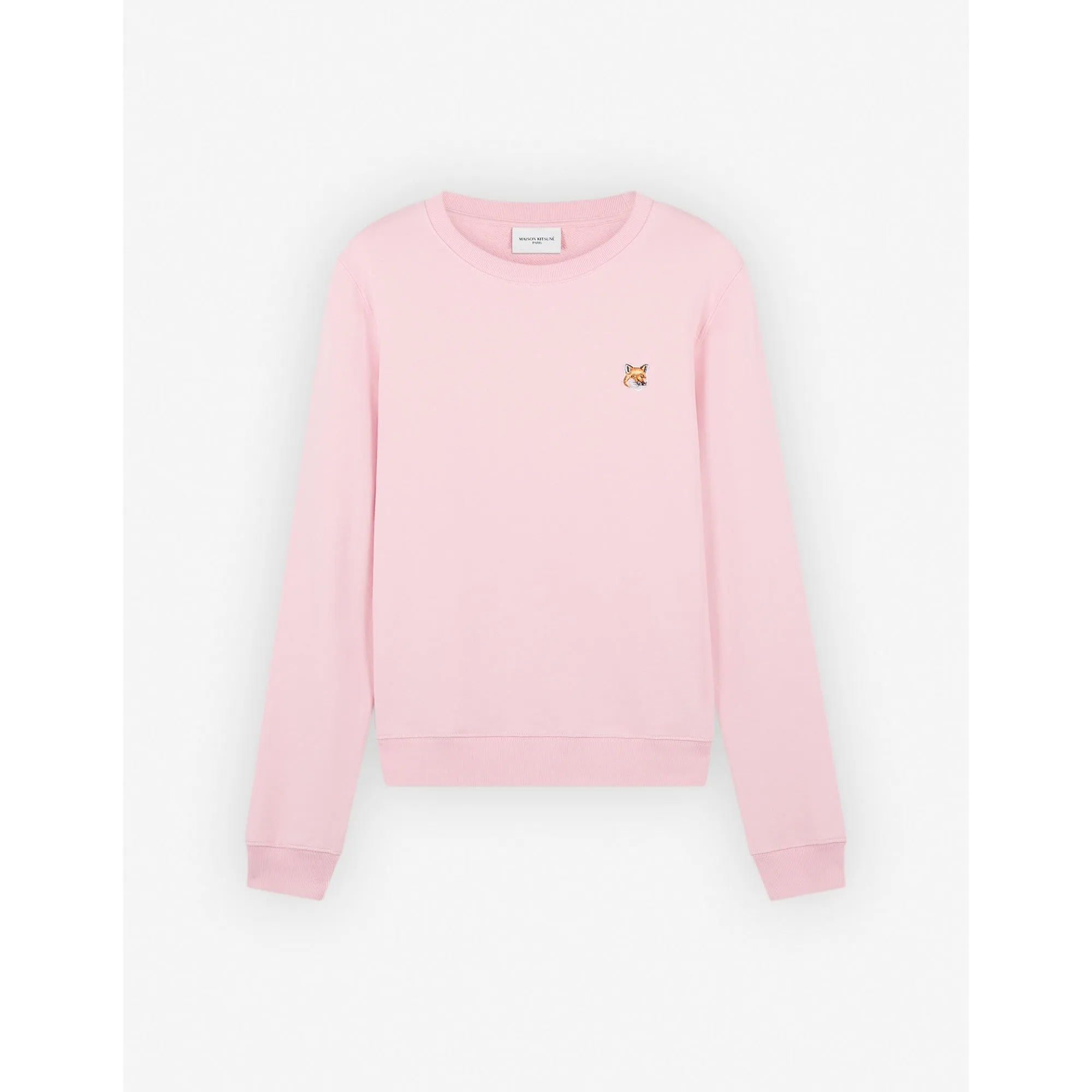 Women Fox Head Patch Regular Sweatshirt - Pale Pink