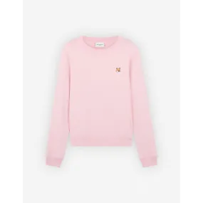 Women Fox Head Patch Regular Sweatshirt - Pale Pink