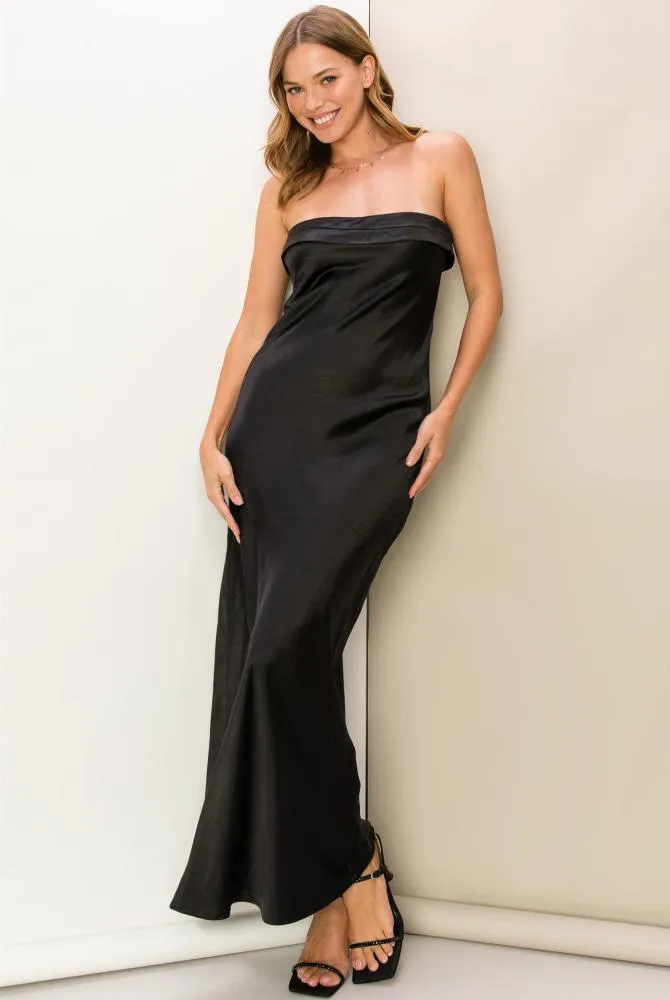 YAYA - TUBE SATIN GOWN